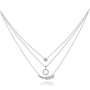 Swarovski Crystal Layered Necklace